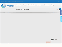 Tablet Screenshot of centromedicoholistico.com
